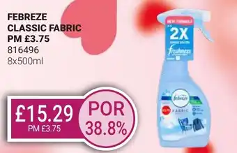 Bestway FEBREZE Classic fabric offer