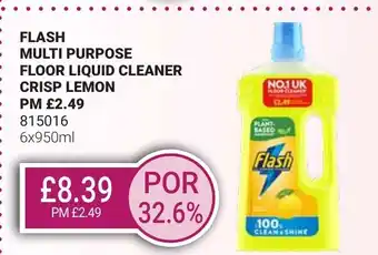 Bestway FLASH Multi purpose floor liquid cleaner crisp lemon offer