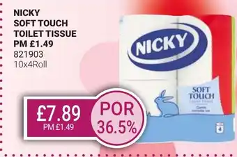 Bestway NICKY Soft touch toilet tissue offer