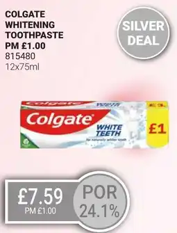 Bestway COLGATE Whitening toothpaste offer