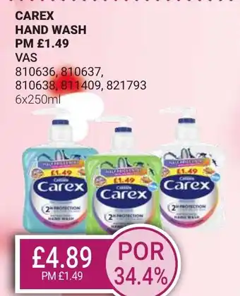 Bestway CAREX Hand wash offer