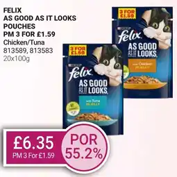 Bestway FELIX As good as it looks pouches Chicken/Tuna offer