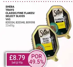 Bestway SHEBA Trays classic/fine flakes/ select slices offer