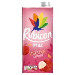 Asda Rubicon Still Deluxe Lychee 1 Litre offer