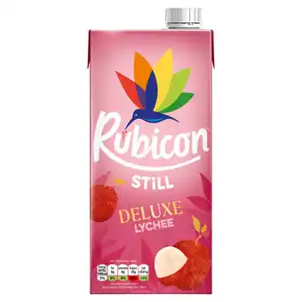 Asda Rubicon Still Deluxe Lychee 1 Litre offer