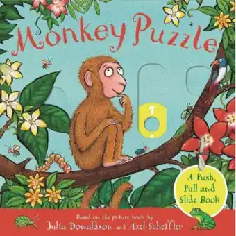 Asda Monkey Puzzle: A Push, Pull and Slide Book by Julia Donaldson offer