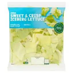 Asda ASDA Sweet & Crisp Iceberg Lettuce 200g offer