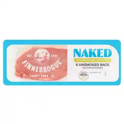 Asda Better Naked Bacon 6 Unsmoked Back Bacon Rashers offer