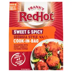 Asda Frank's Red Hot Sweet & Spicy Georgia Style Cook-In Bag 25g offer