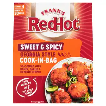 Asda Frank's Red Hot Sweet & Spicy Georgia Style Cook-In Bag 25g offer