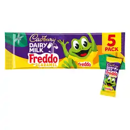 Iceland Cadbury Dairy Milk Freddo Caramel Chocolate Bar 5 Pack Multipack 97.5g offer