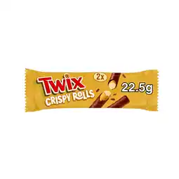 Iceland Twix Chocolate & Caramel Crispy Rolls 22.5g offer