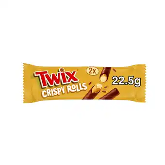 Iceland Twix Chocolate & Caramel Crispy Rolls 22.5g offer