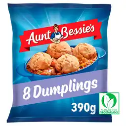 Iceland Aunt Bessie's 8 Dumplings 390g offer