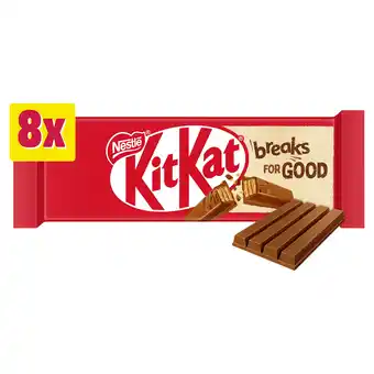 Iceland KitKat 4 Finger Milk Chocolate Biscuit Bar 8 Pack Multipack 332g offer