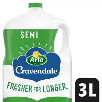 Iceland Cravendale Filtered Fresh Semi Skimmed Milk 3L Fresher for Longer offer