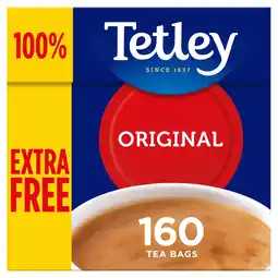 Iceland Tetley 160 Original Tea Bags 500g offer