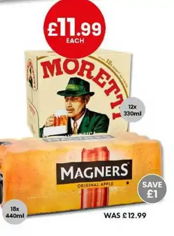 Bargain Booze Magners offer