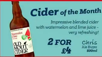 Bargain Booze Chris Ale Buyer 500ml offer