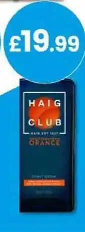 Bargain Booze Haig Club offer