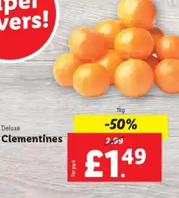 Lidl Deluxe Clementines offer