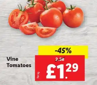 Lidl Vine Tomatoes offer