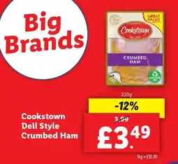 Lidl Cookstown Deli Style Crumbed Ham offer