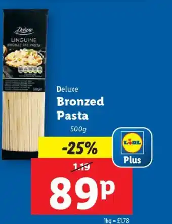 Lidl Deluxe Bronzed Pasta offer