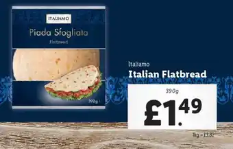 Lidl Italiamo Italian Flatbread offer