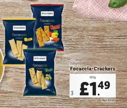 Lidl ITALIAMO Focaccia-Crackers offer