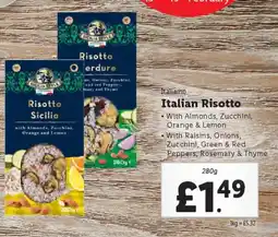 Lidl ITALIAMO Italian Risotto offer