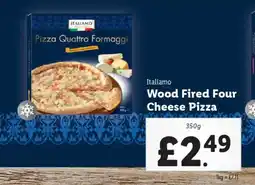 Lidl ITALIAMO Wood Fired Four Cheese Pizza offer