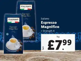 Lidl ITALIAMO Espresso Magnifico offer