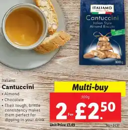 Lidl ITALIAMO Cantuccini offer