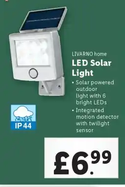 Lidl LIVARNO home LED Solar Light offer