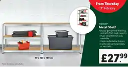 Lidl PARKSIDE Metal Shelf offer