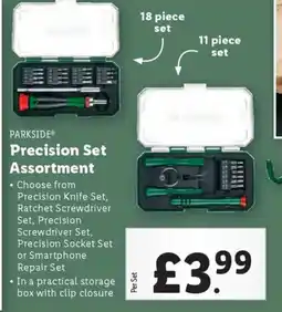 Lidl PARKSIDE Precision Set Assortment offer