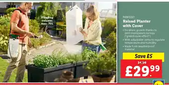 Lidl PARKSIDE Raised Planter with Cover offer