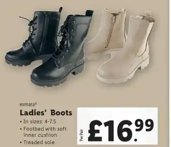 Lidl Ladies' Boots offer