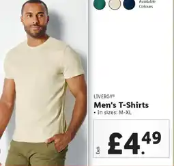 Lidl LIVERGY Men's T-Shirts offer