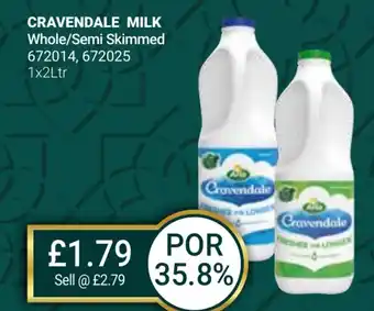 Bestway CRAVENDALE MILK Whole/Semi Skimmed offer