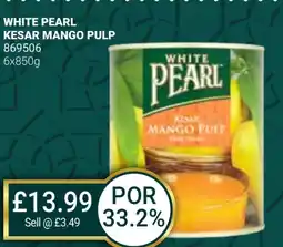 Bestway WHITE PEARL Kesar mango pulp offer