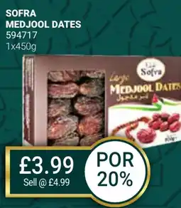 Bestway SOFRA Medjool dates offer