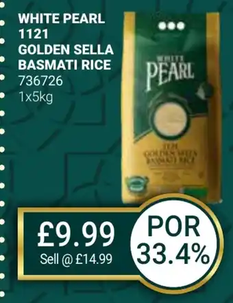 Bestway WHITE PEARL 1121 Golden sella basmati rice offer