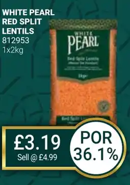 Bestway White pearl red split lentils offer