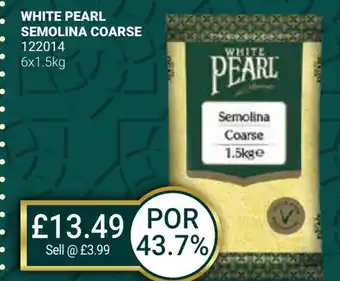 Bestway WHITE PEARL Semolina coarse offer