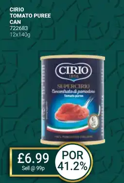 Bestway CIRIO Tomato puree can offer