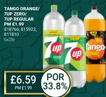 Bestway Tango orange/ 7up zero/ 7up regular offer