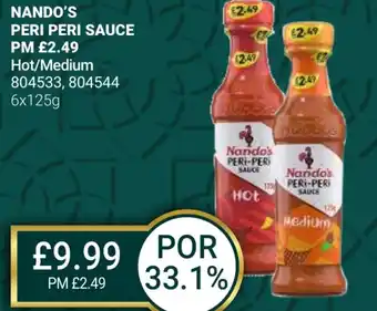 Bestway NANDO'S Peri peri sauce Hot/Medium offer