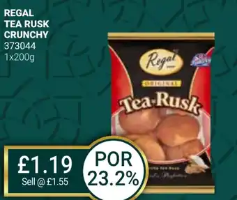 Bestway REGAL Tea rusk crunchy offer